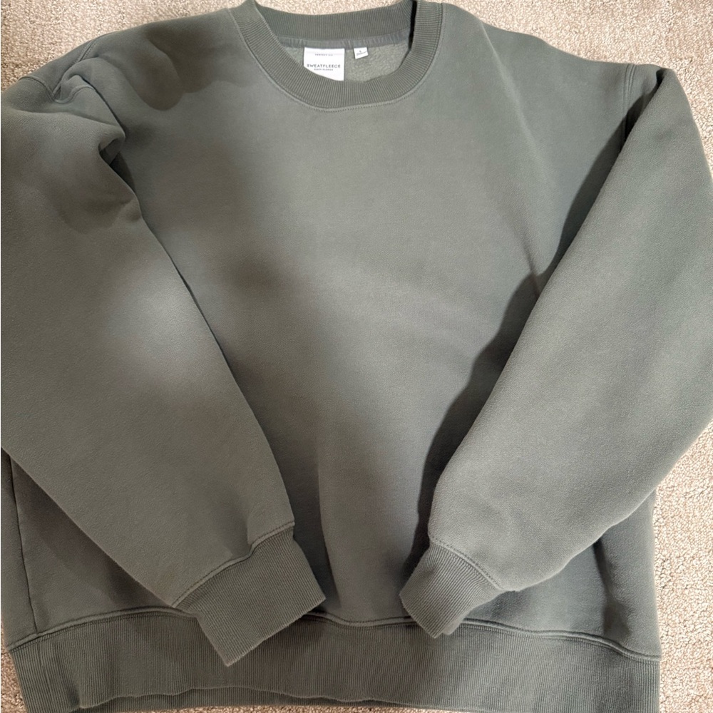 Aritzia cozy sweat fleece perfect Crewneck